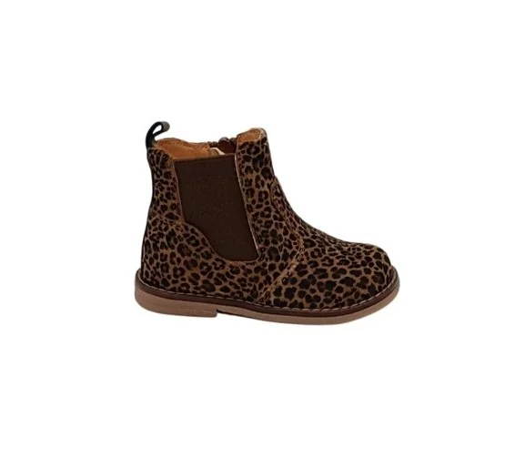 Romagnoli laars leopard suède