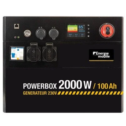 Batterie nomade lithium PowerBox 2000 W 1280Wh