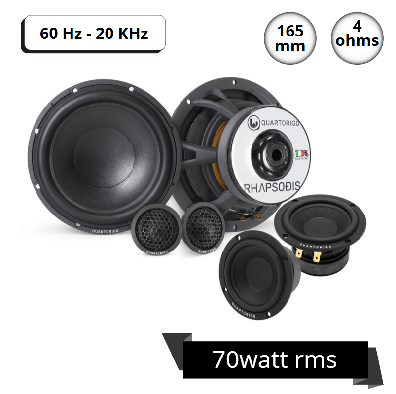 Quartorigo Rhapsodis ( kit 3 voie 6.5″ )