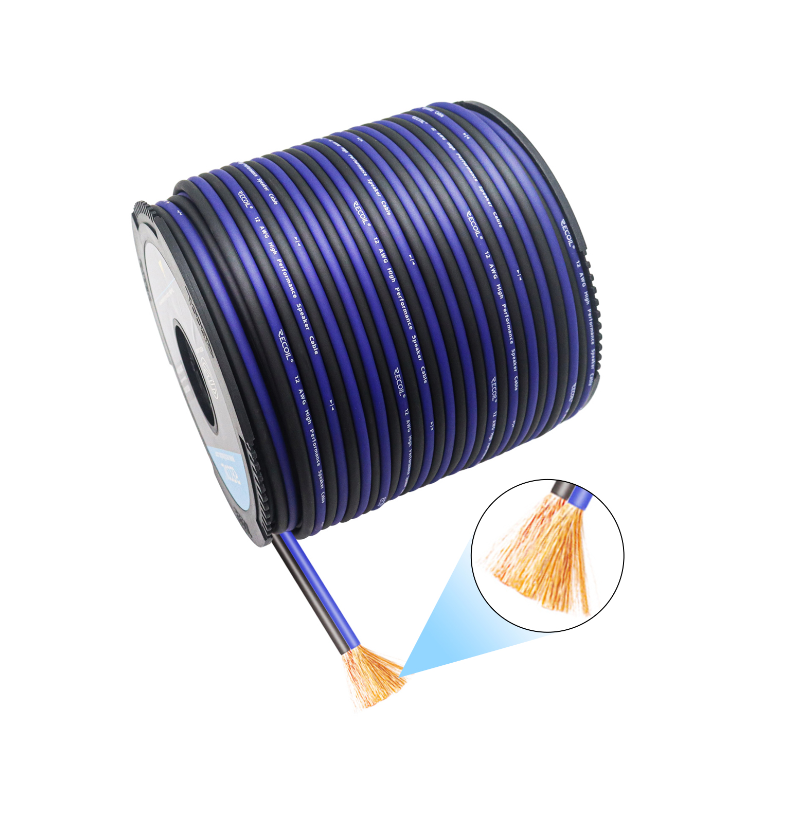 Bobine RECOIL AUDIO 4mm2 CCA 61m