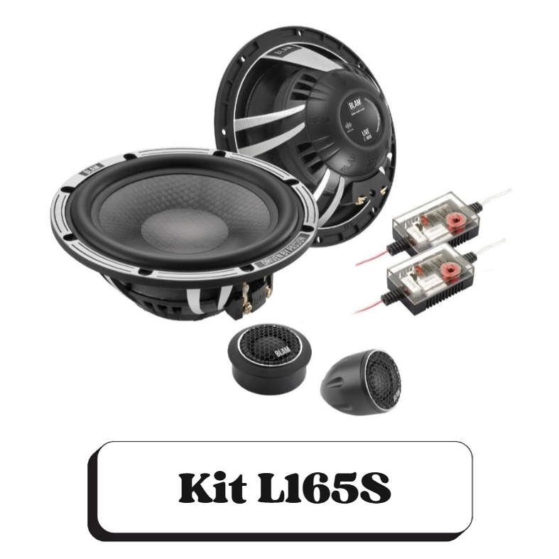Ensemble d'enceintes et d'accessoires pour système audio, modèle Kit L165S.
