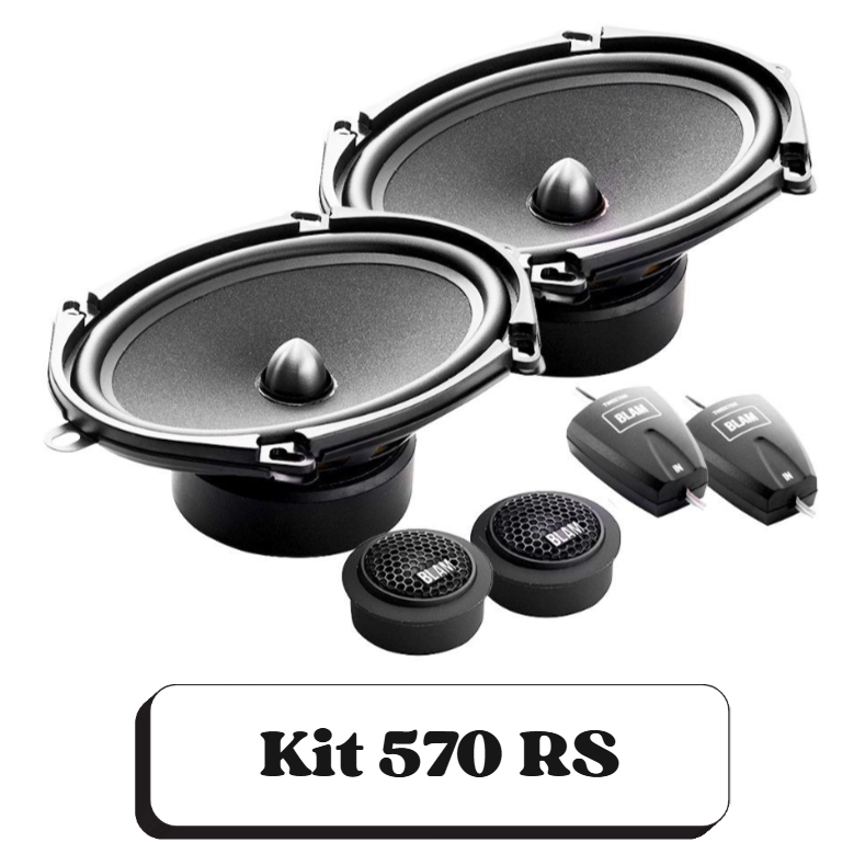 Un ensemble d'enceintes et de microphones sans fil, identifié comme le Kit 570 RS.
