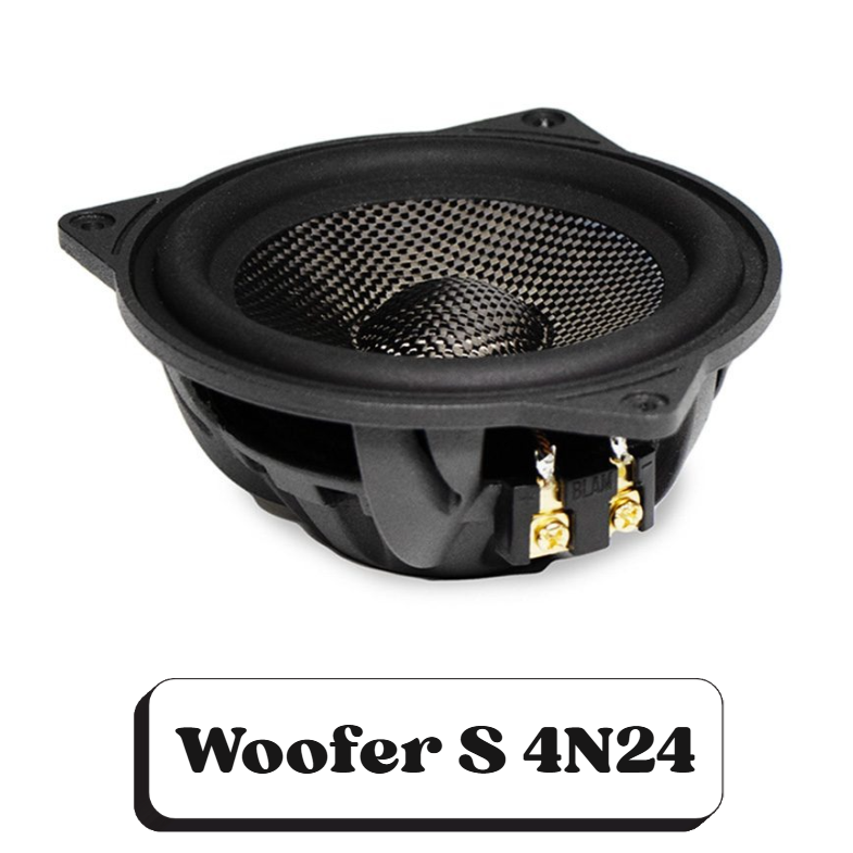 Un haut-parleur de voiture, modèle Woofer S 4N24.