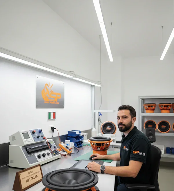 Subwoofer SP Audio Compact – Haute basse – Puissance voiture – Son clair