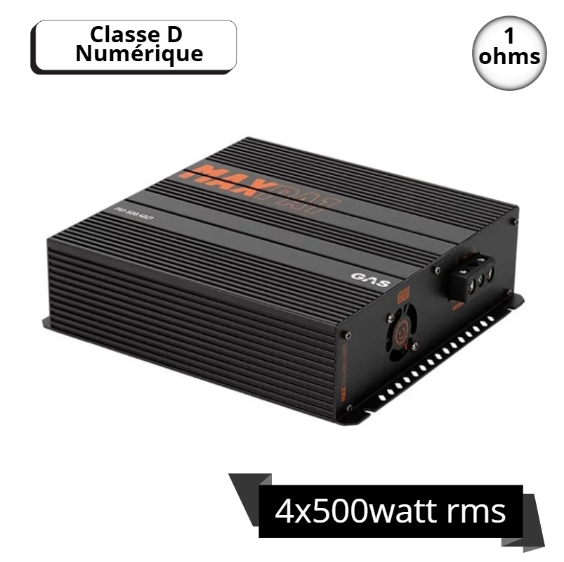 GAS Audio MAX PA1-500.4DZ1