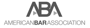 American Bar Association logo with stylized 'ABA' and text 'American Bar Association'