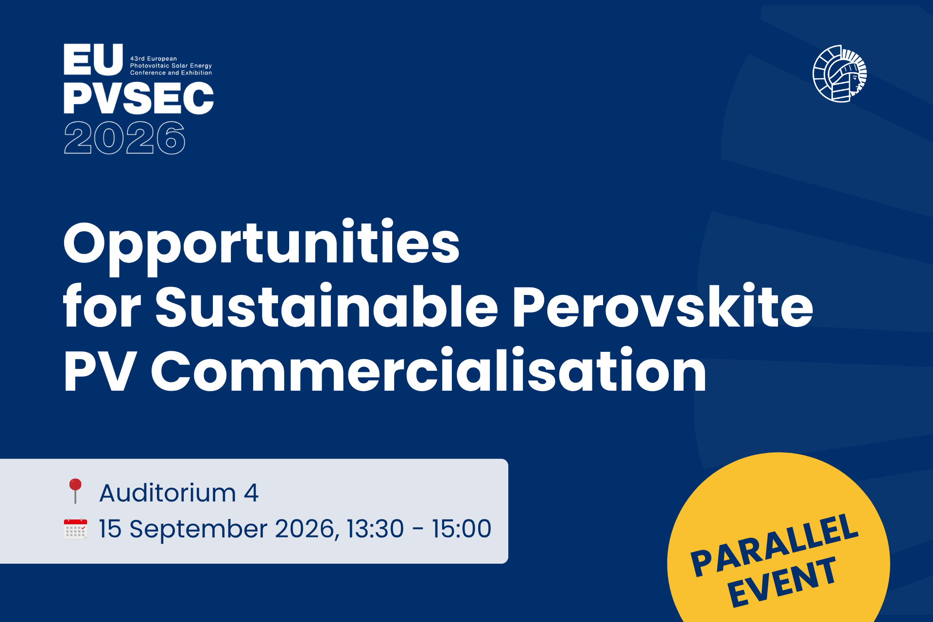 PERSEUS at the EU PVSEC Parallel Event