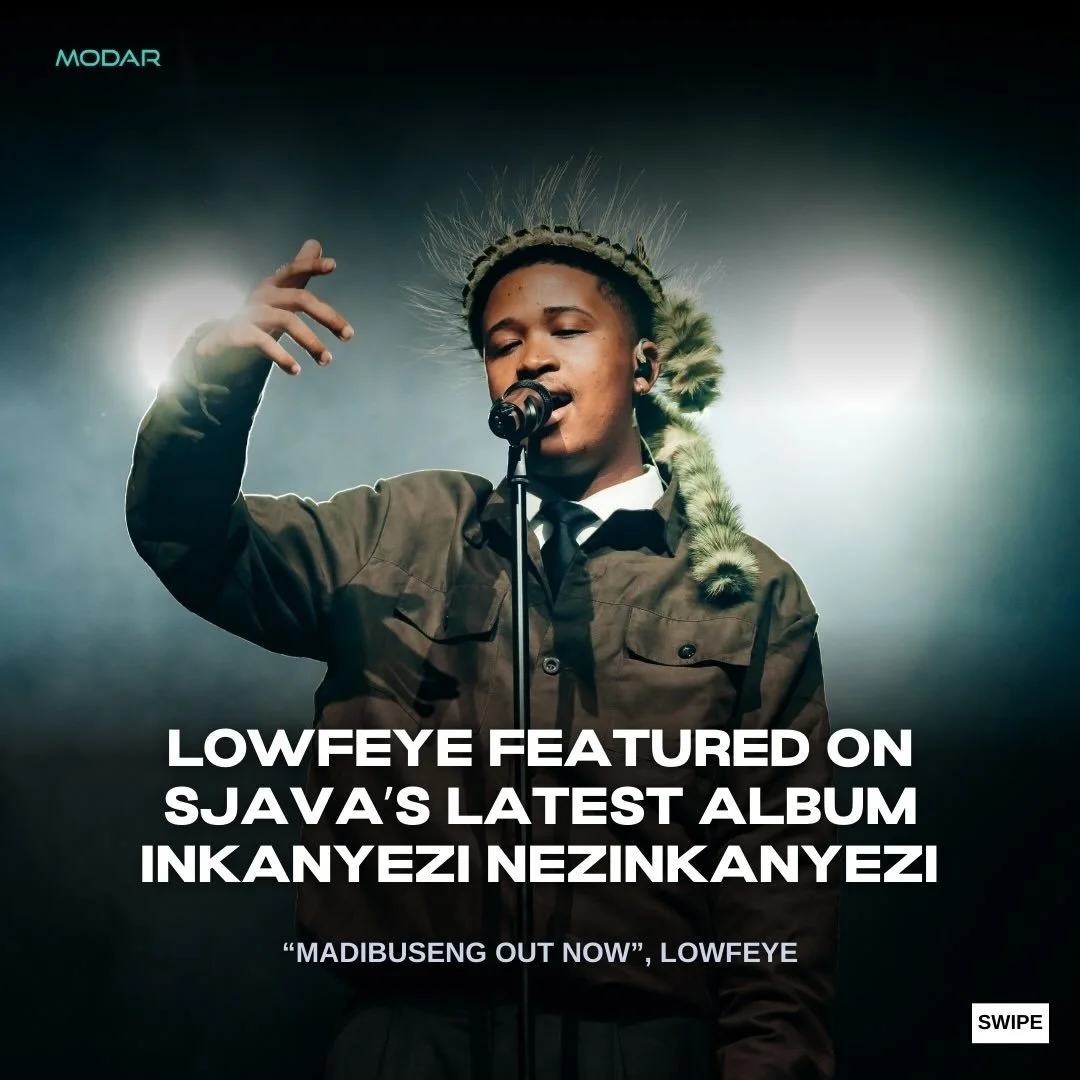 You know it&rsquo;s gonna be special when @lowfeye__ features on any project by @sjava_atm , and this one is no different! Listen to Madibuseng by SJAVA ft Lowfeye and Lacabra on all streaming platforms✨✨✨

INKANYEZI NEZINKANYEZI🌠 what a beautiful p