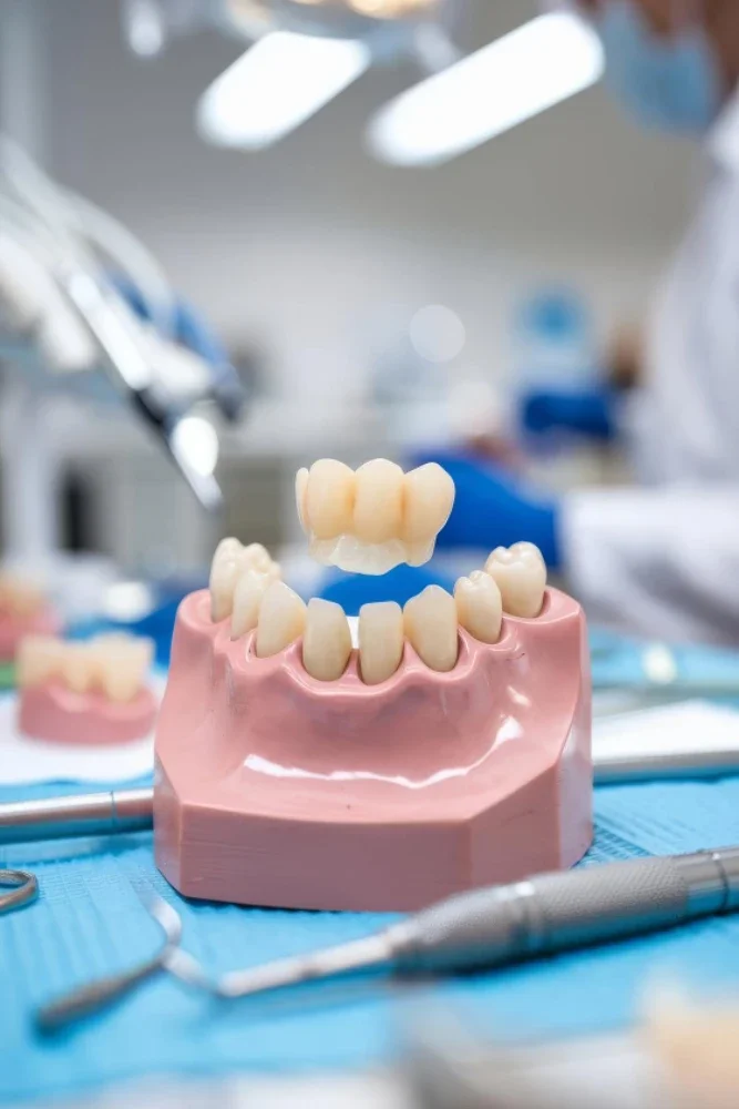 Dental bridge consultation at LS Family Dental in Peabody, MA