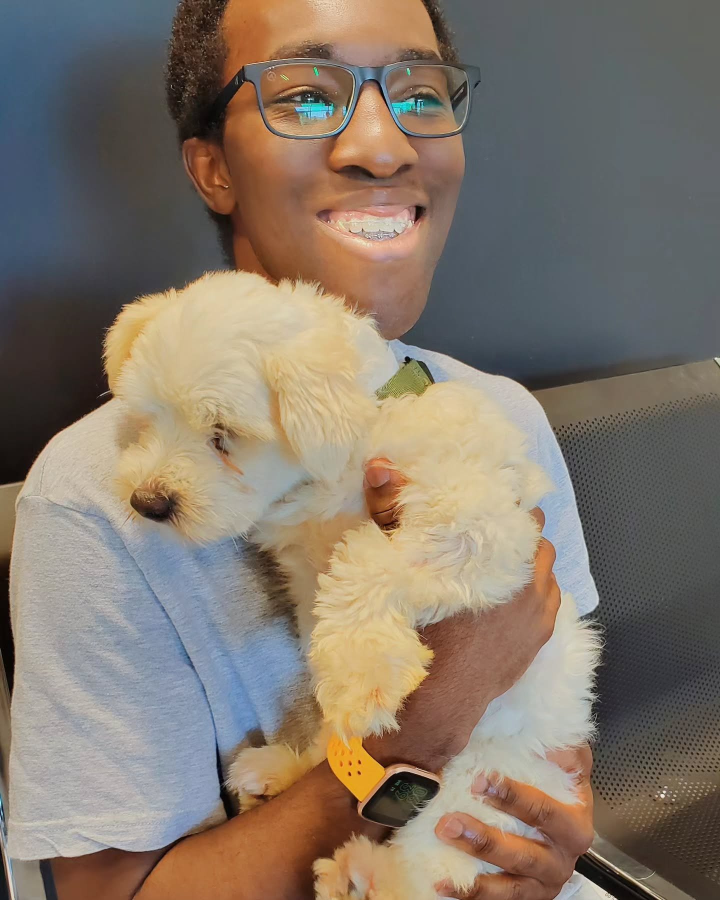 Testing testing 1...2...3! HAPPY 1ST GOTCHA DAY! It's been one year since I adopted Randy Joe 🥳💛