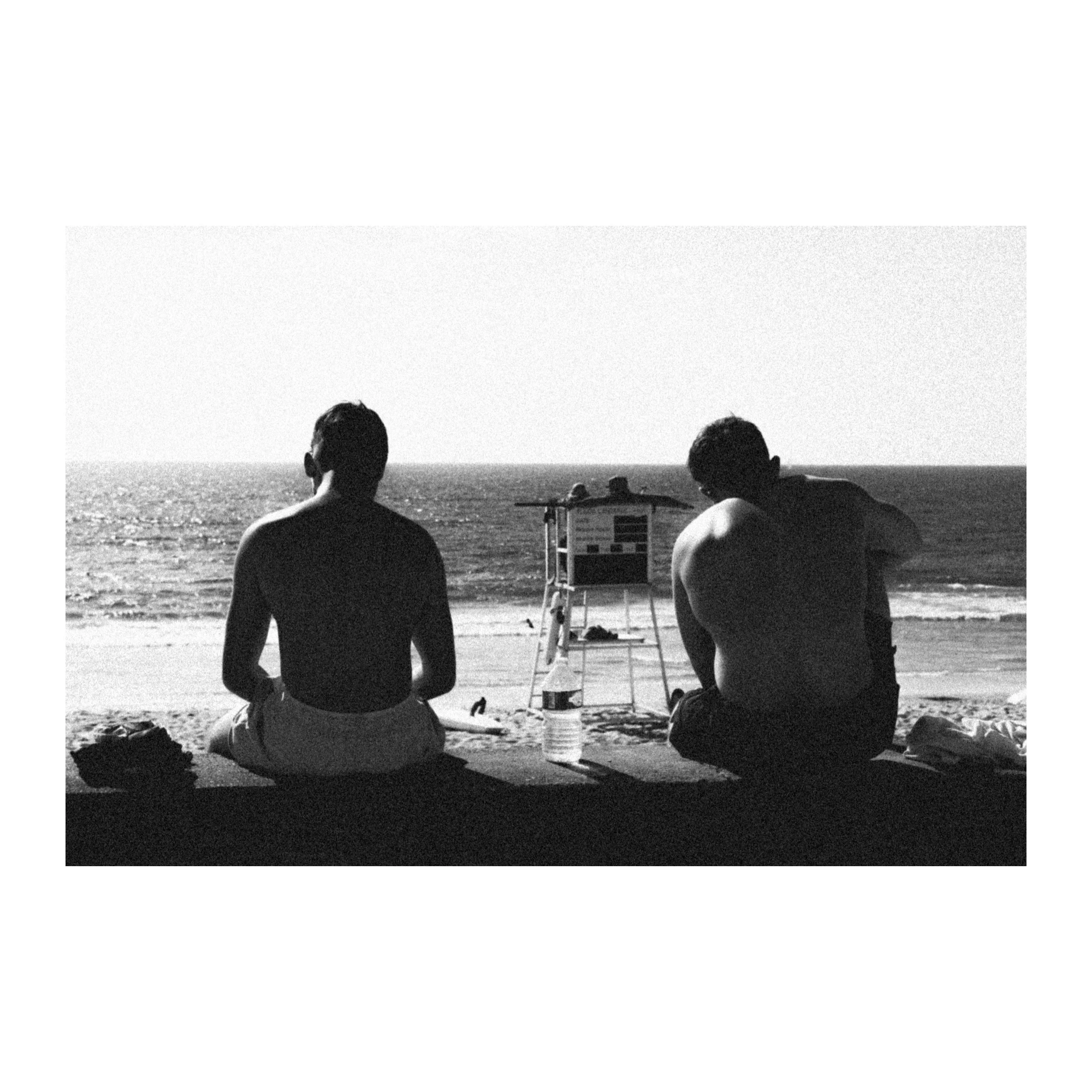 Back Sea B&W — Tirage d'art