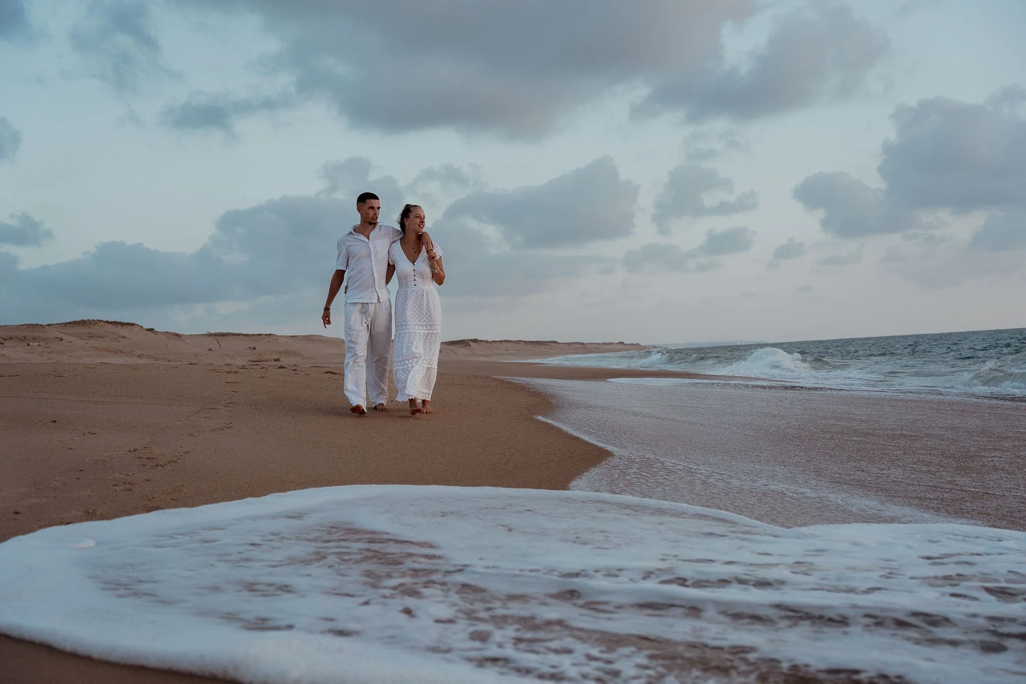 couple marié à Capbreton