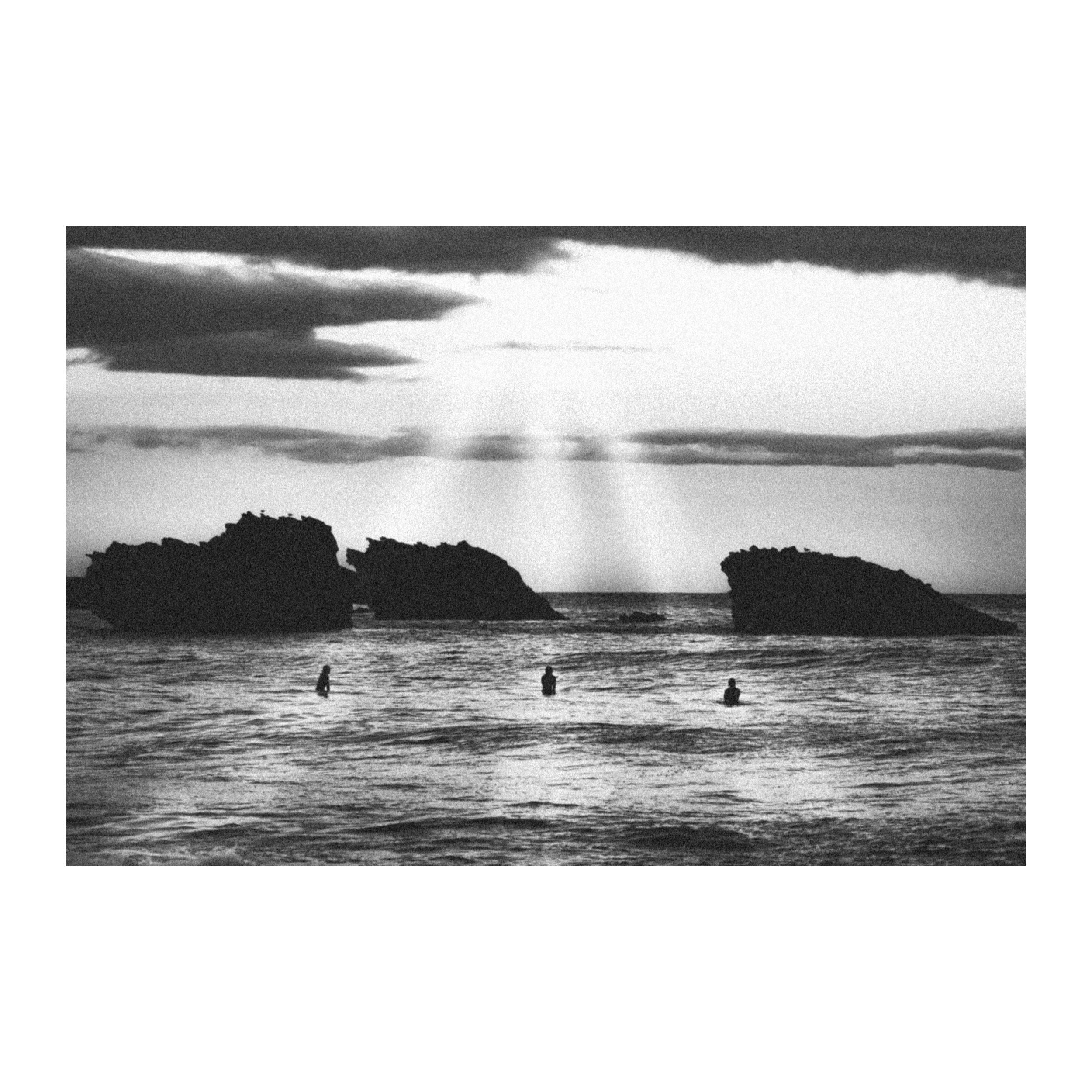 Three in a Sea B&W — Tirage d'art