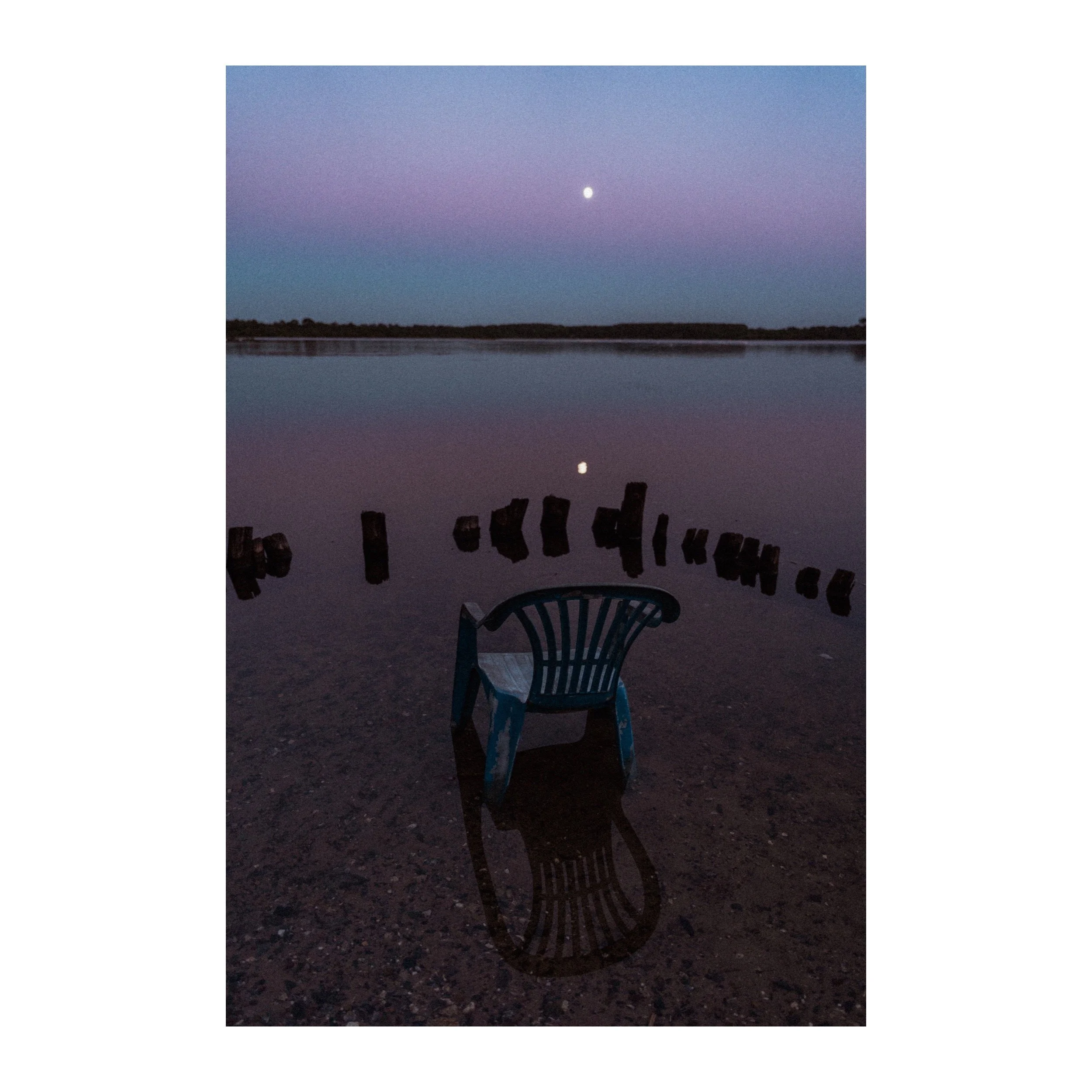 La chaise bleue — Tirage d'art