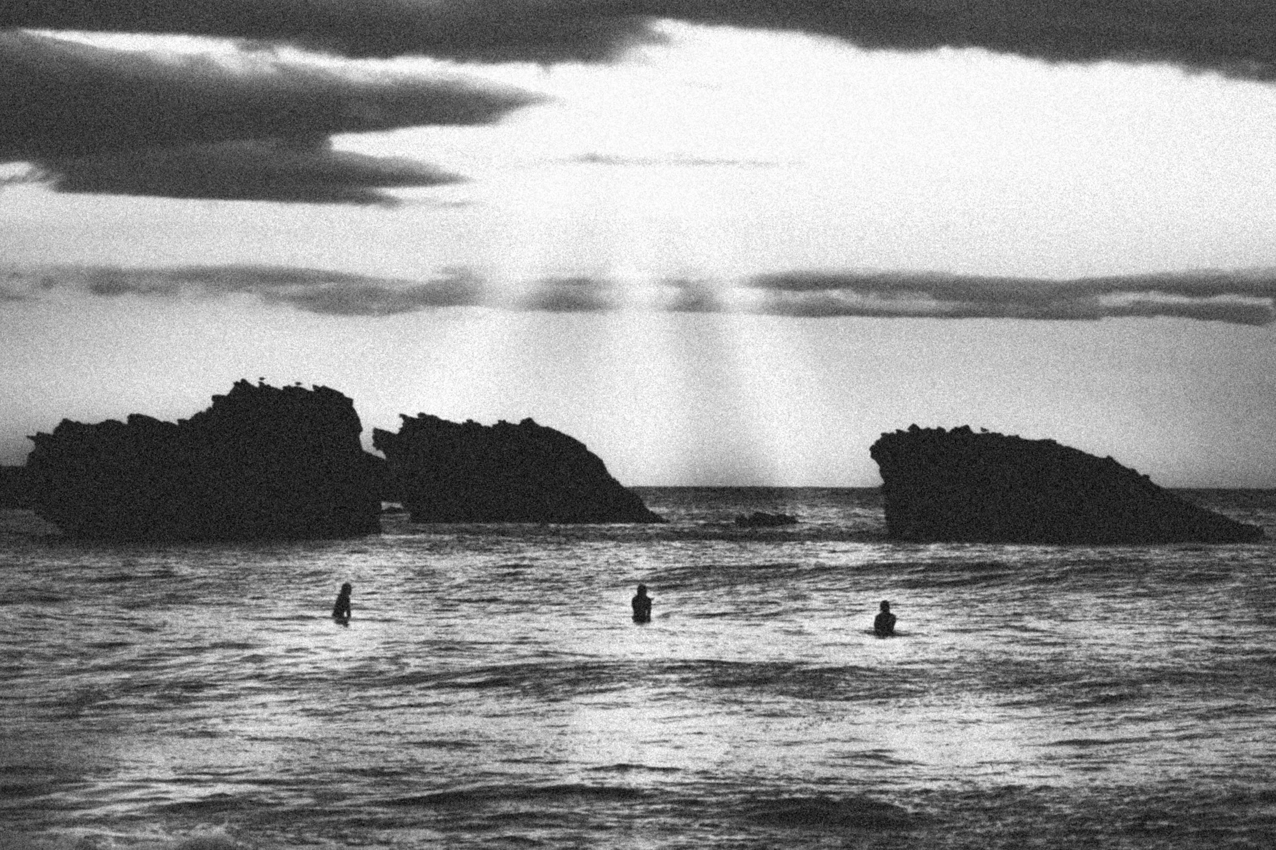 Three in a Sea B&W — Tirage d'art
