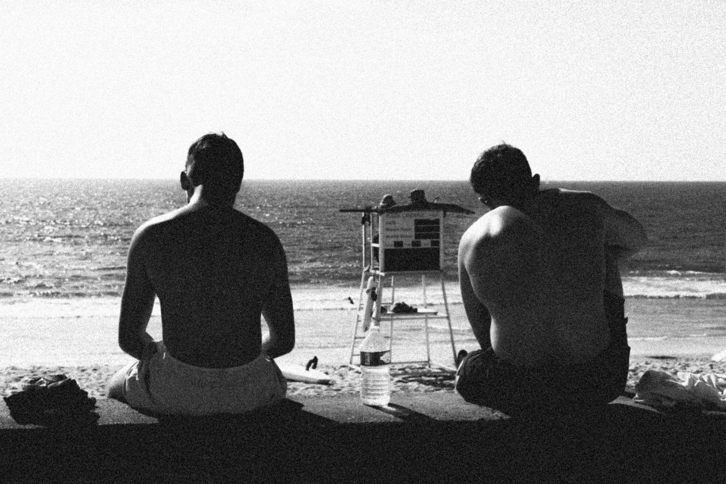 Back Sea B&W — Tirage d'art