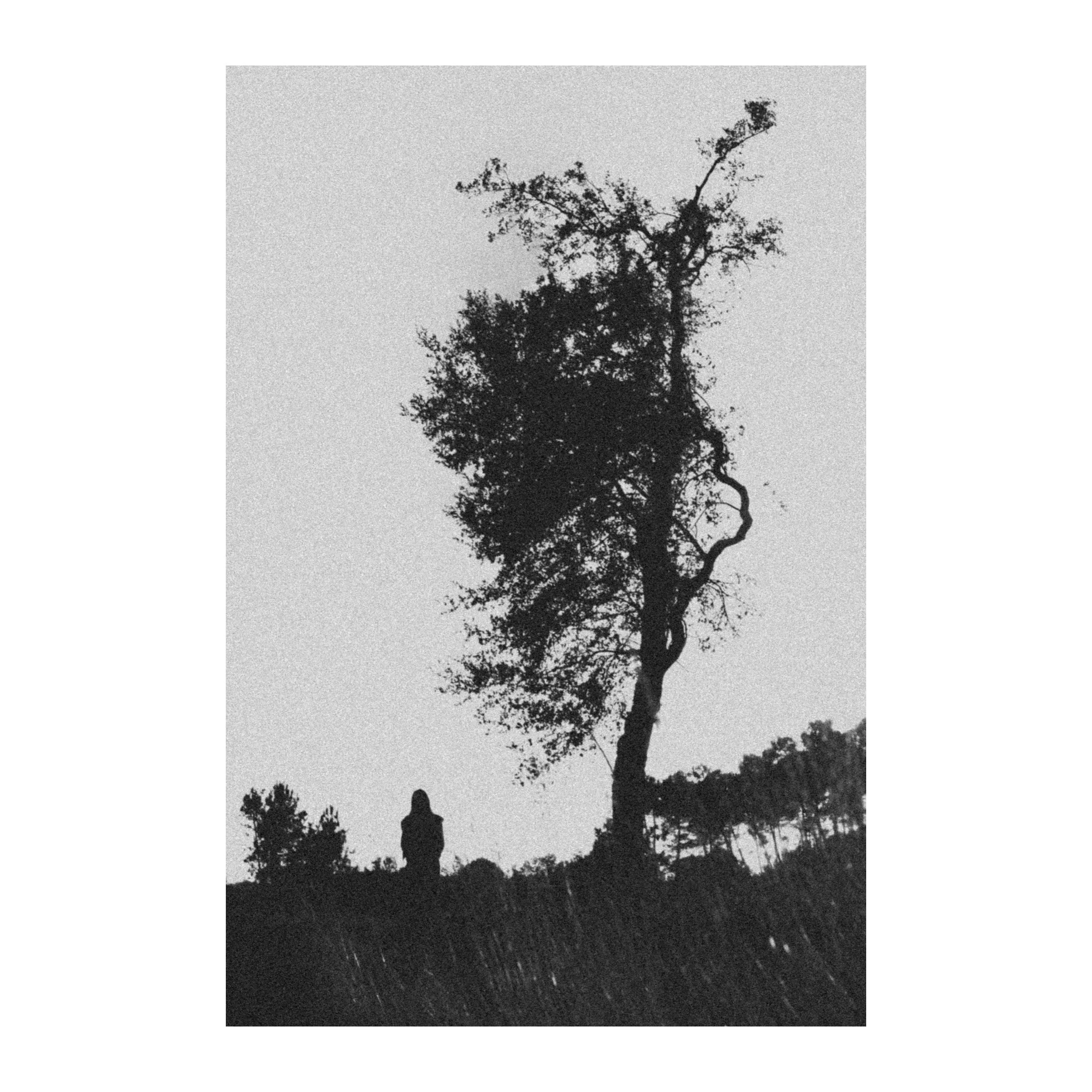 Woman and Tree B&W  — Tirage d'art