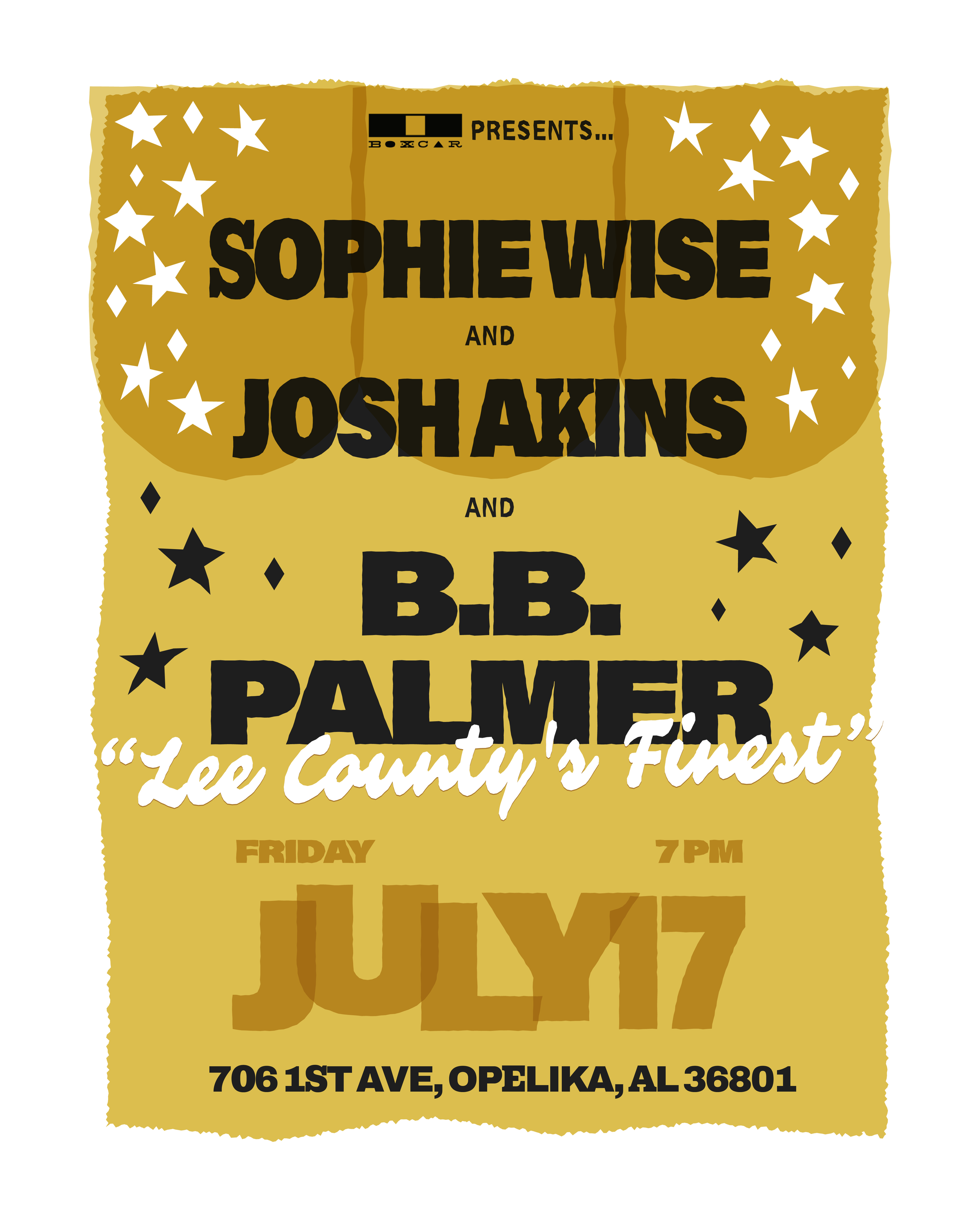🎶B.B. Palmer with Sophie Wise and Josh Akins