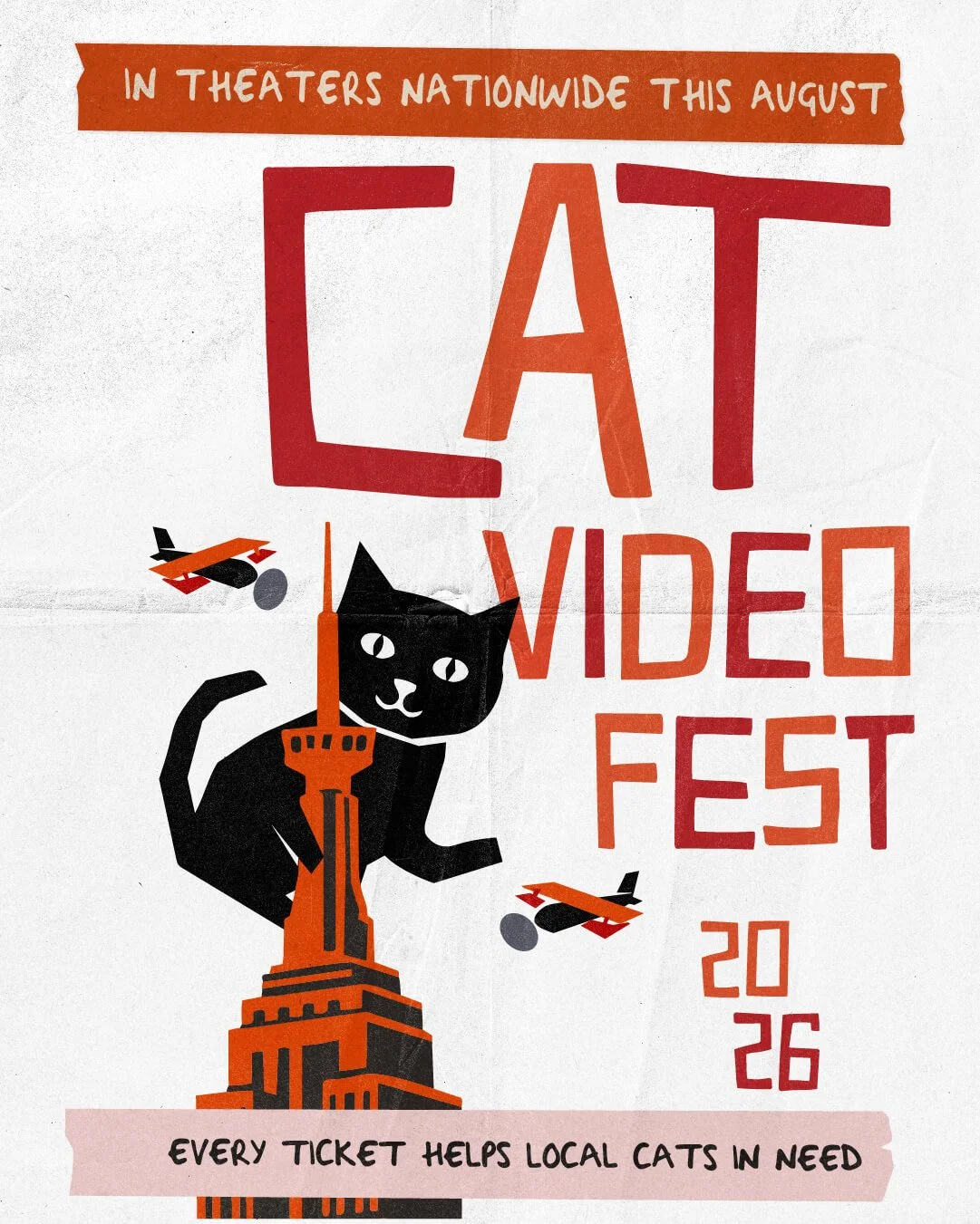 😹🎟️Cat Video Fest! (shows at 6, 8, and 10)