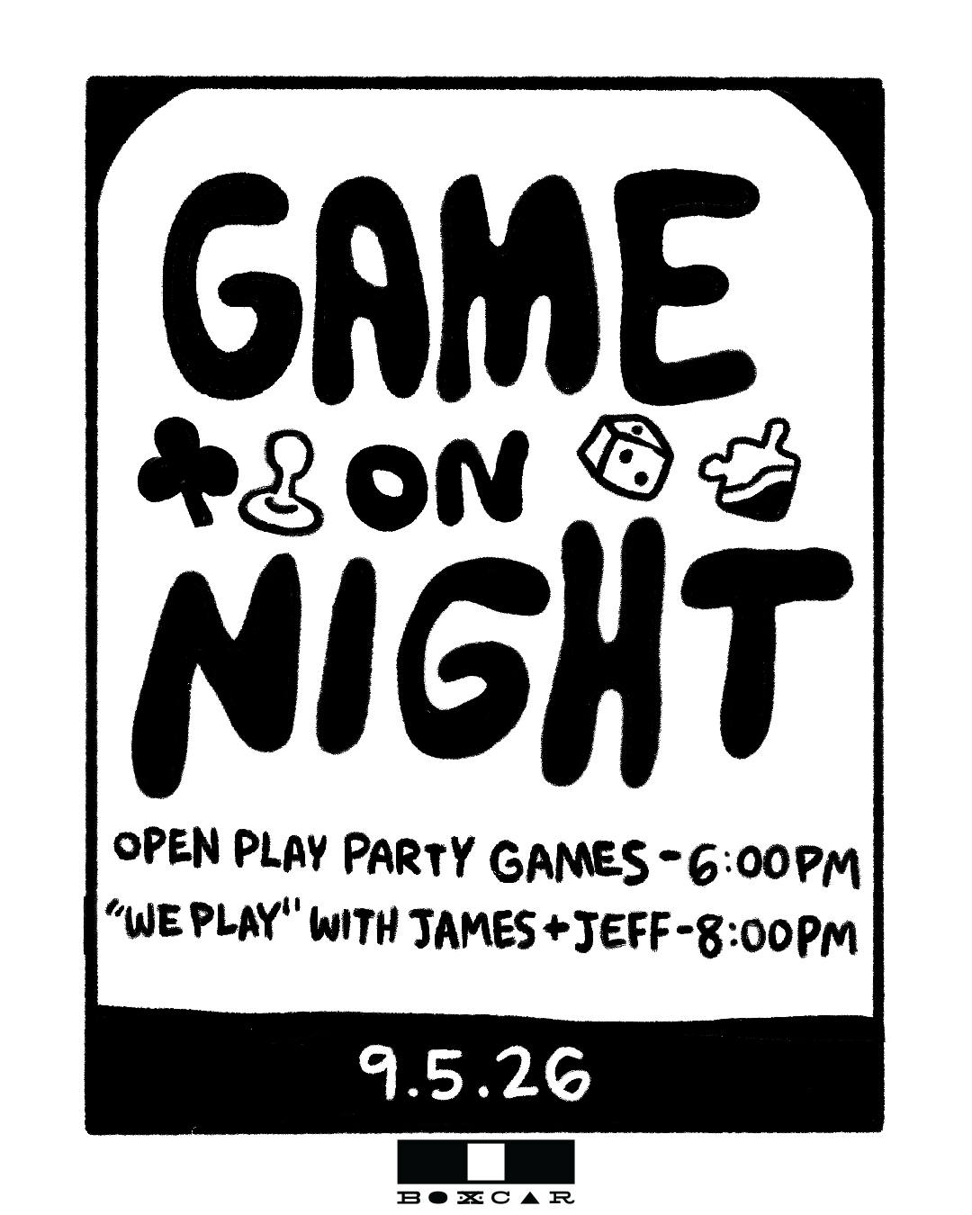 🎲👾🎮GAME ON NIGHT