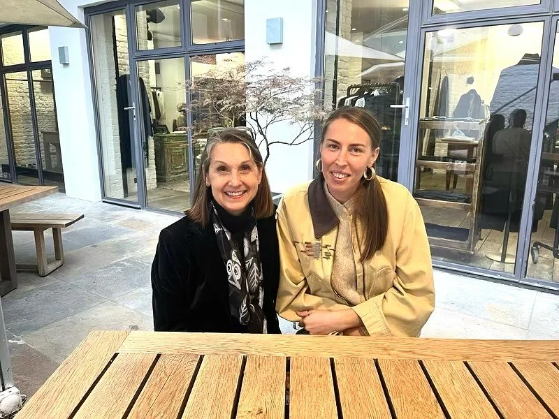 London calling- Delighted to meet up with the brilliant Sarah King of earthli projects- Sarah is a creative designer, and chemist - whose knowledge of sustainable practices reach beyond the studio. Delighted to be working with her with expanding my o