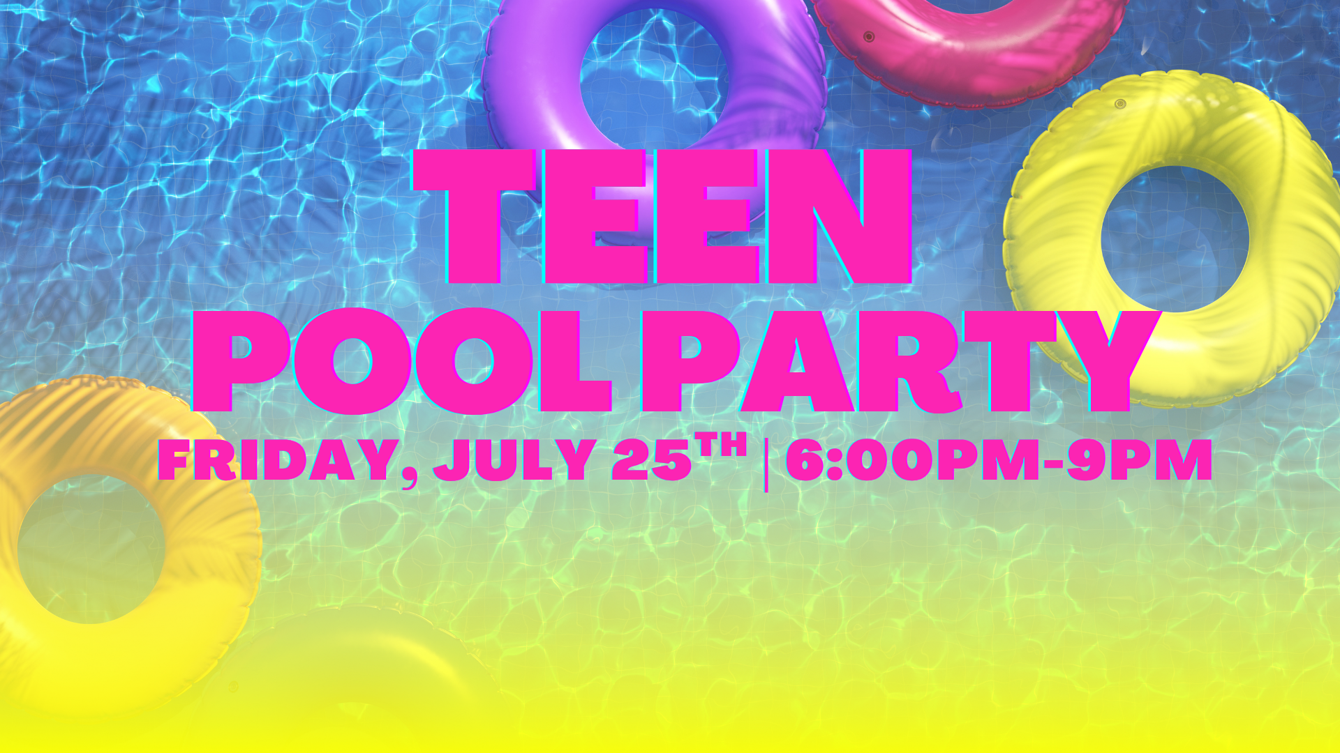 HCC TEEN POOL PARTY