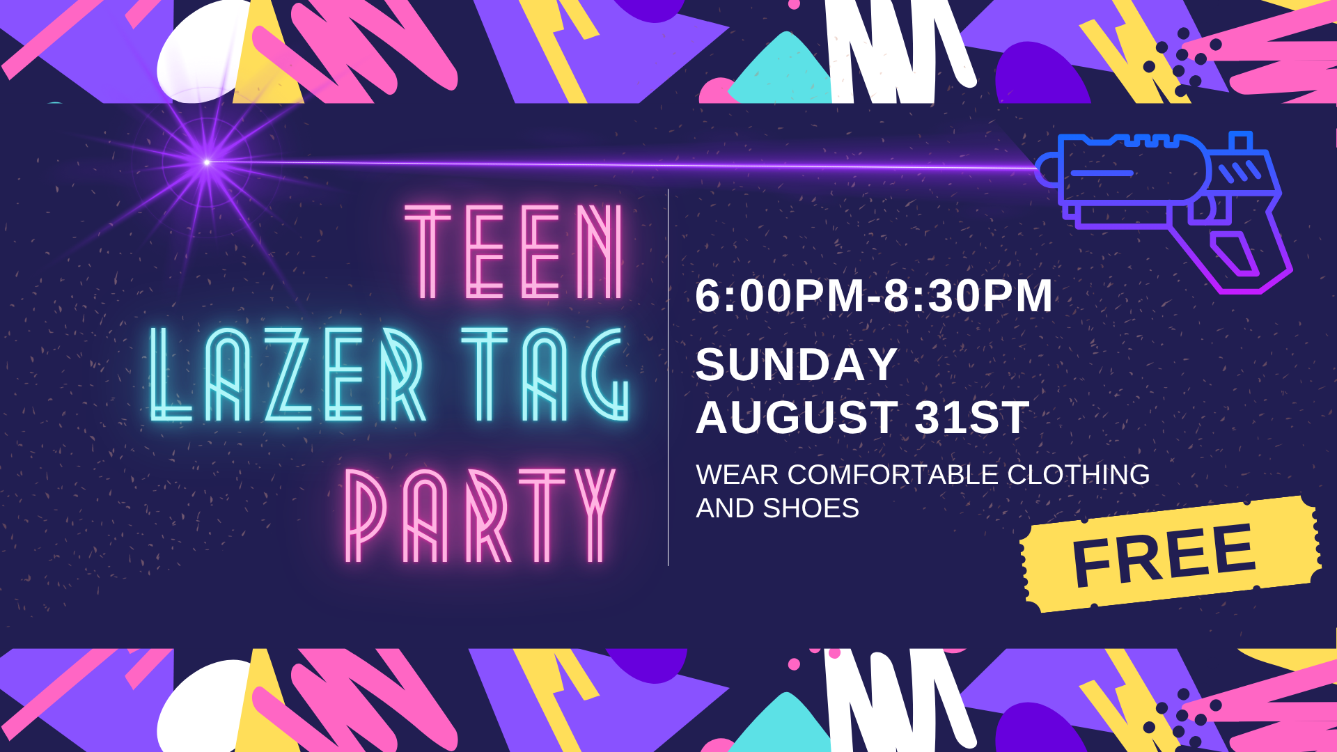 Laser Tag Teen Hangout