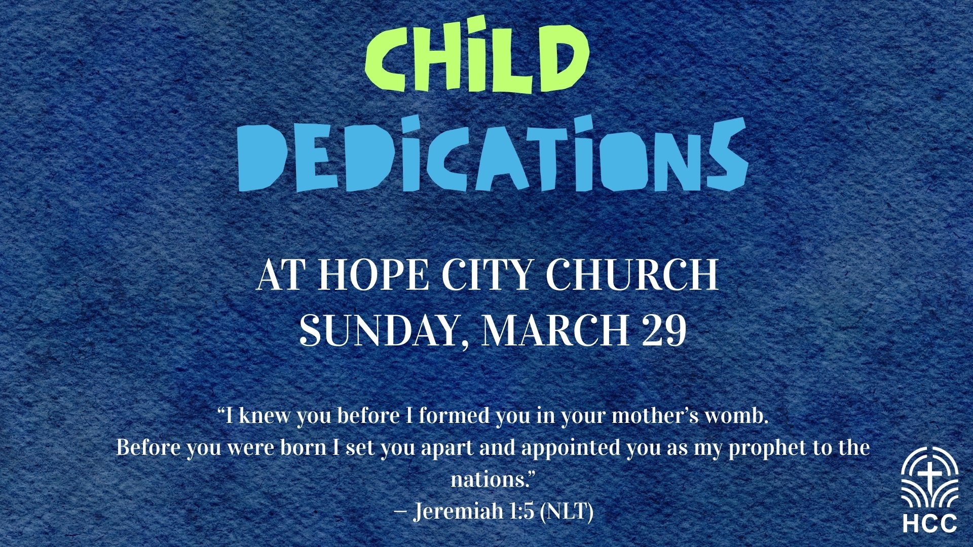 Child Dedications