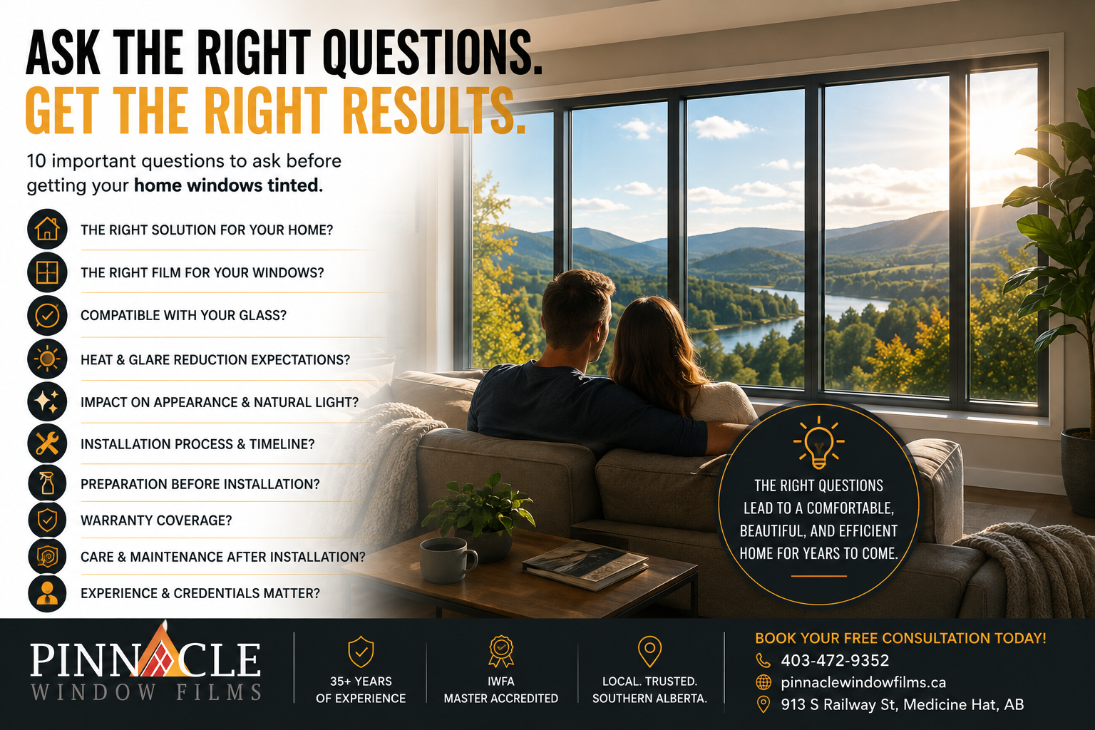 10 Questions to Ask Before Getting Your Home Windows Tinted in Medicine Hat