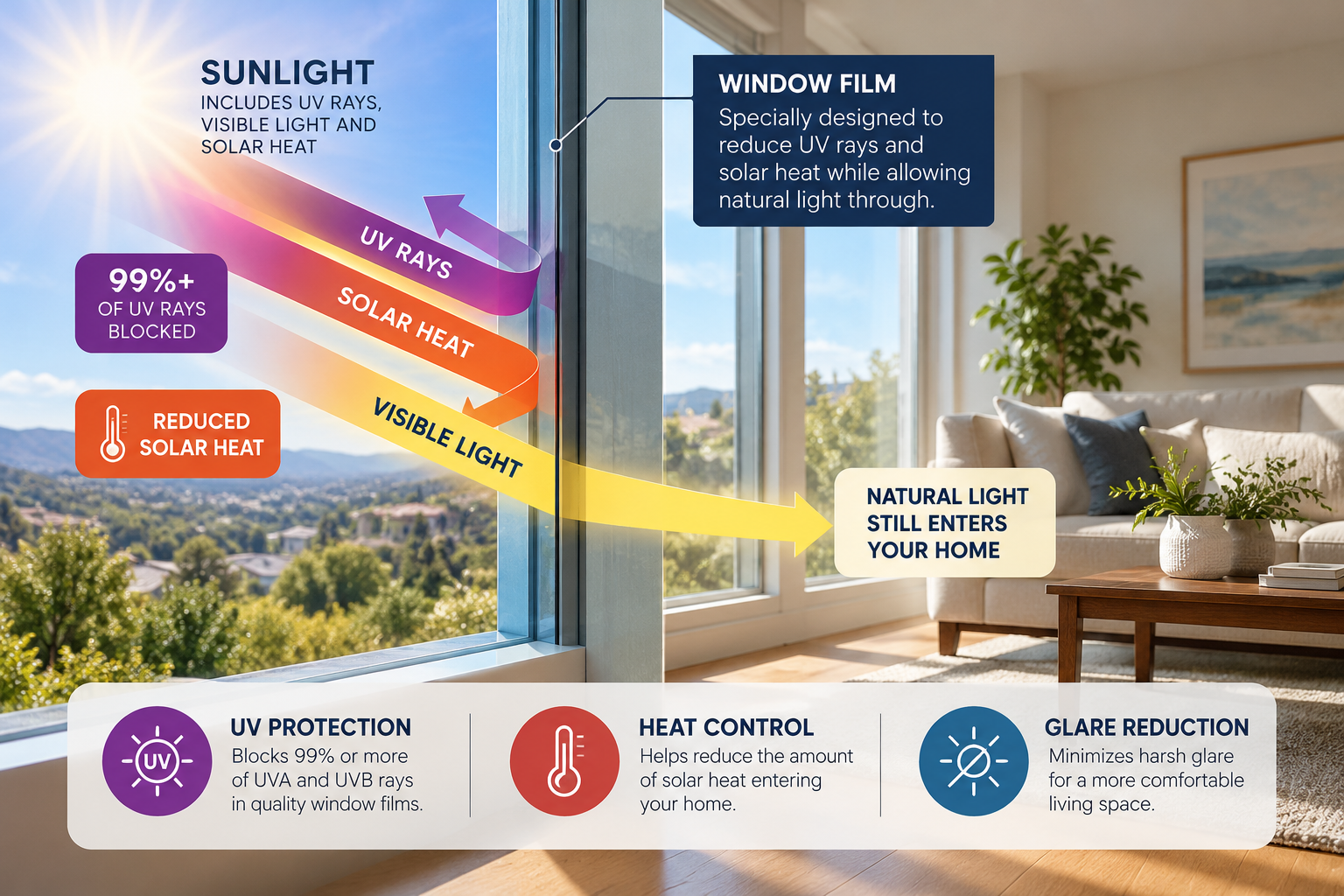 UV Window Film from Pinnacle Window Films