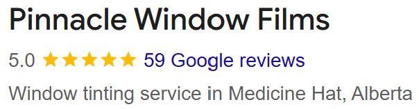 Pinnacle Window Films Google Reviews