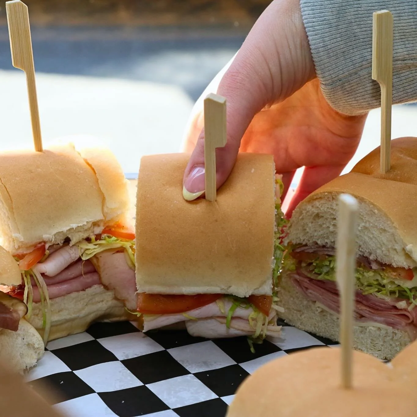 Build a platter for your next shindig, or smash a whole sub to yourself. The choice is yours.

OPEN 11:30-7 6 DAYS A WEEK. CLOSED TUESDAYS.