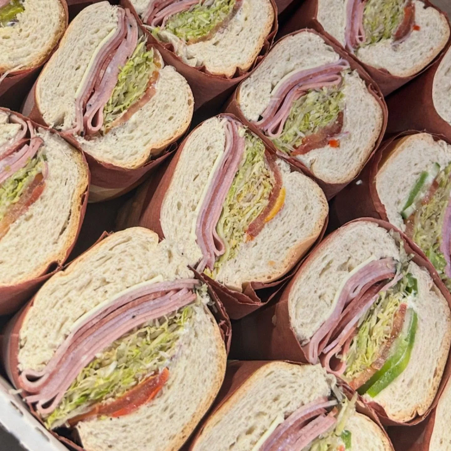 Fuel your Super Bowl watch party with subs that score.🏈

Assorted Sub Box
18 pieces
Feeds 6-12 people
Toppings and sauces on the side included
$70 all in.

DM or call to place your order before Friday February 6th @ 3pm. 

CUSTOM BOXES AVAILABLE BY 