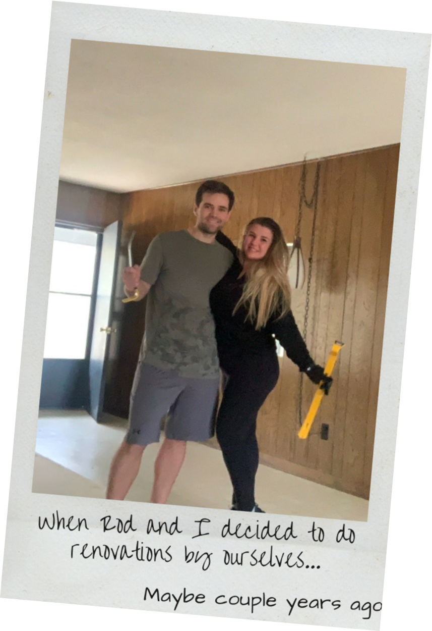 Anastasia Tara with her husband Rod Malyshev