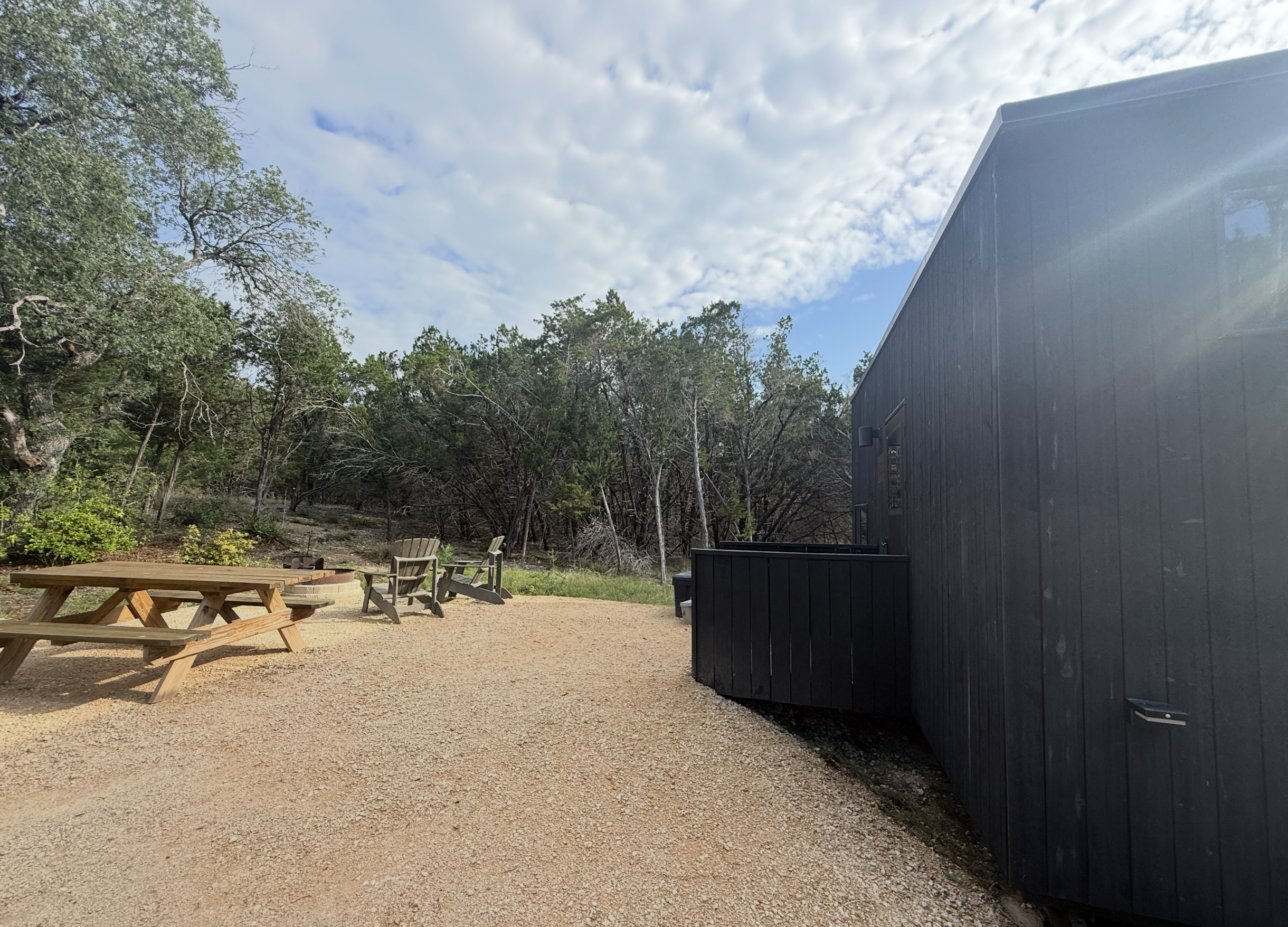 Exterior view of the cabin