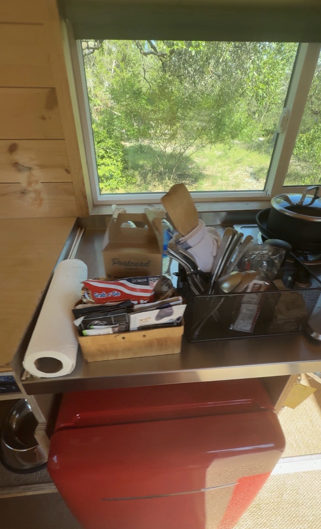 Close up of kitchen with utensils