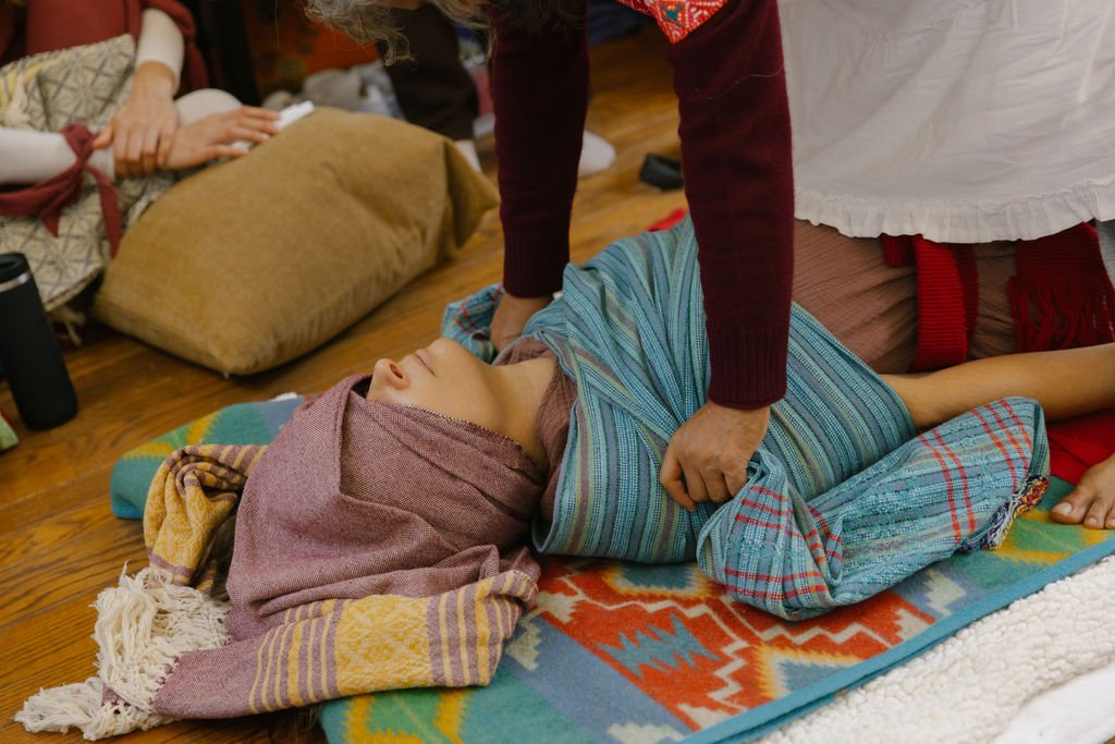 Closing of the bones work with heart and chest care