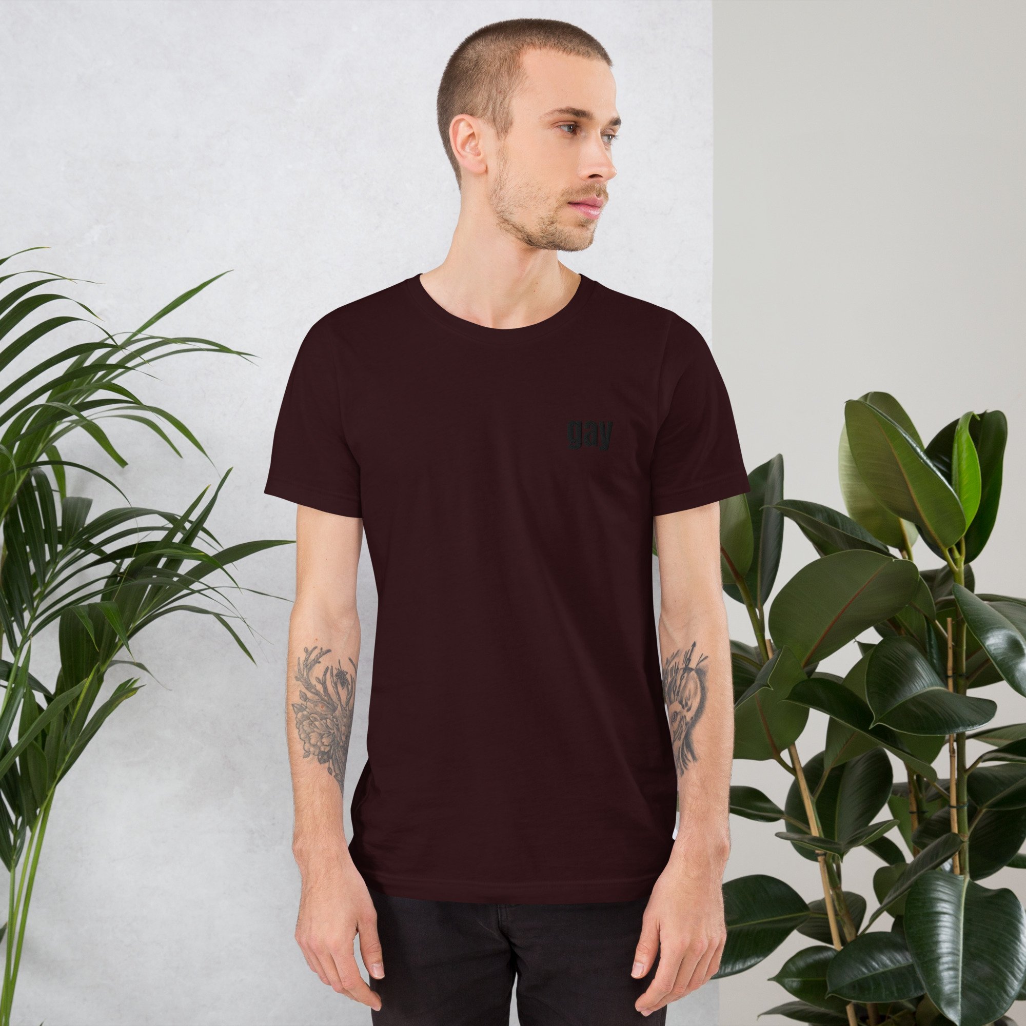 unisex-staple-t-shirt-oxblood-black-front-679c2379b47dc.jpg
