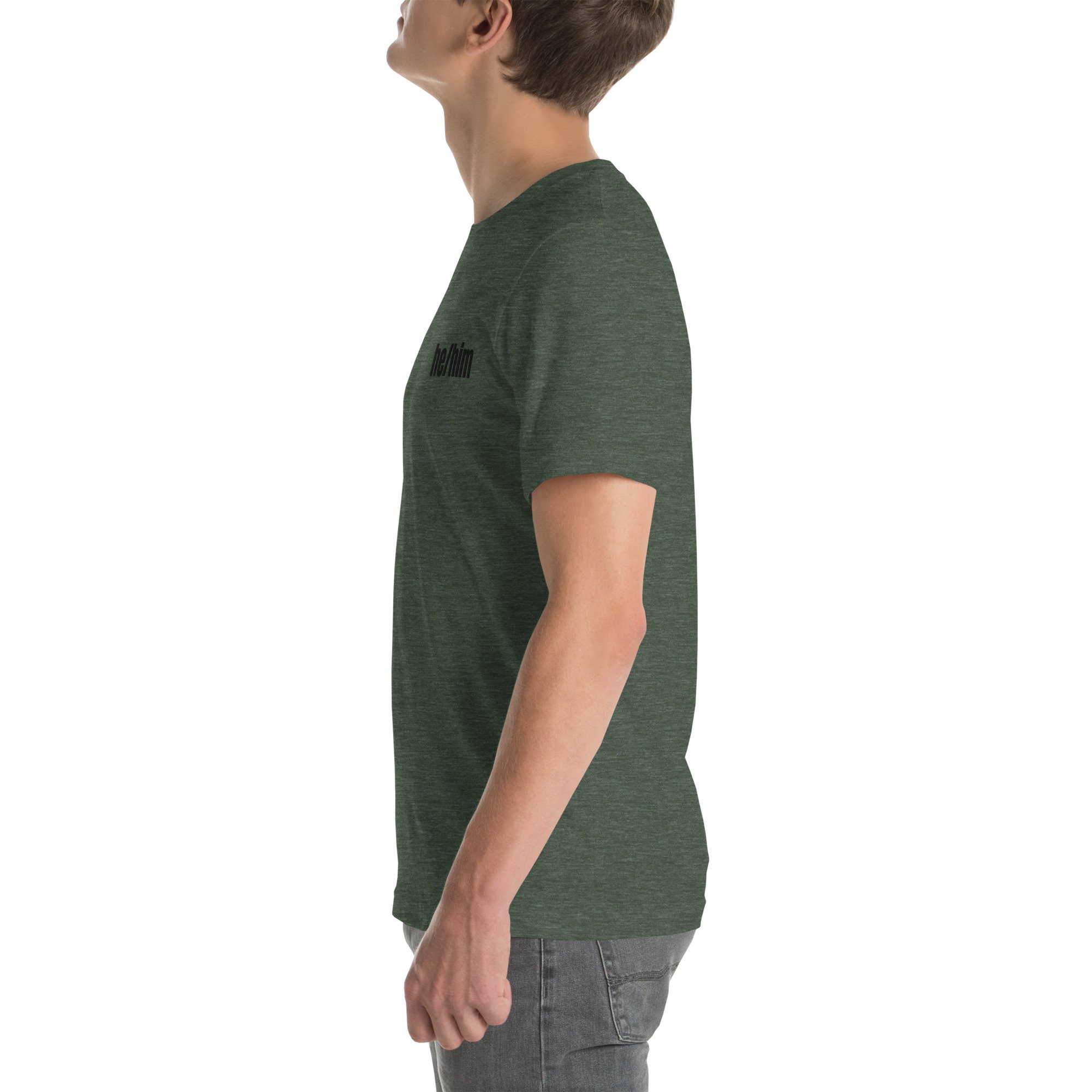 unisex-staple-t-shirt-heather-forest-left-679c295048f51.jpg