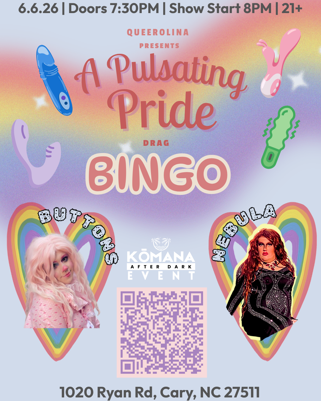 A Pulsating Pride Drag Bingo