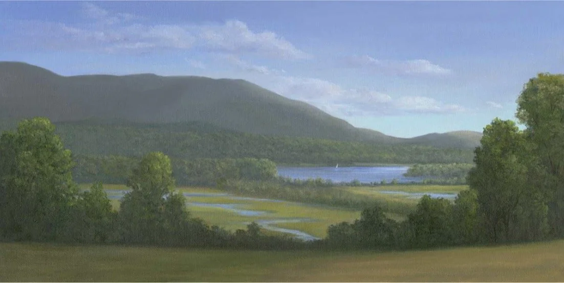 "Overlooking the Hudson River and Tivoli Marshes from Blithewood" by Tarryl Gabel