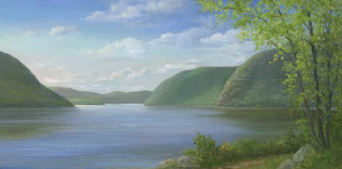 "Southern View of Bannerman's, Early Spring" by Tarryl Gabel