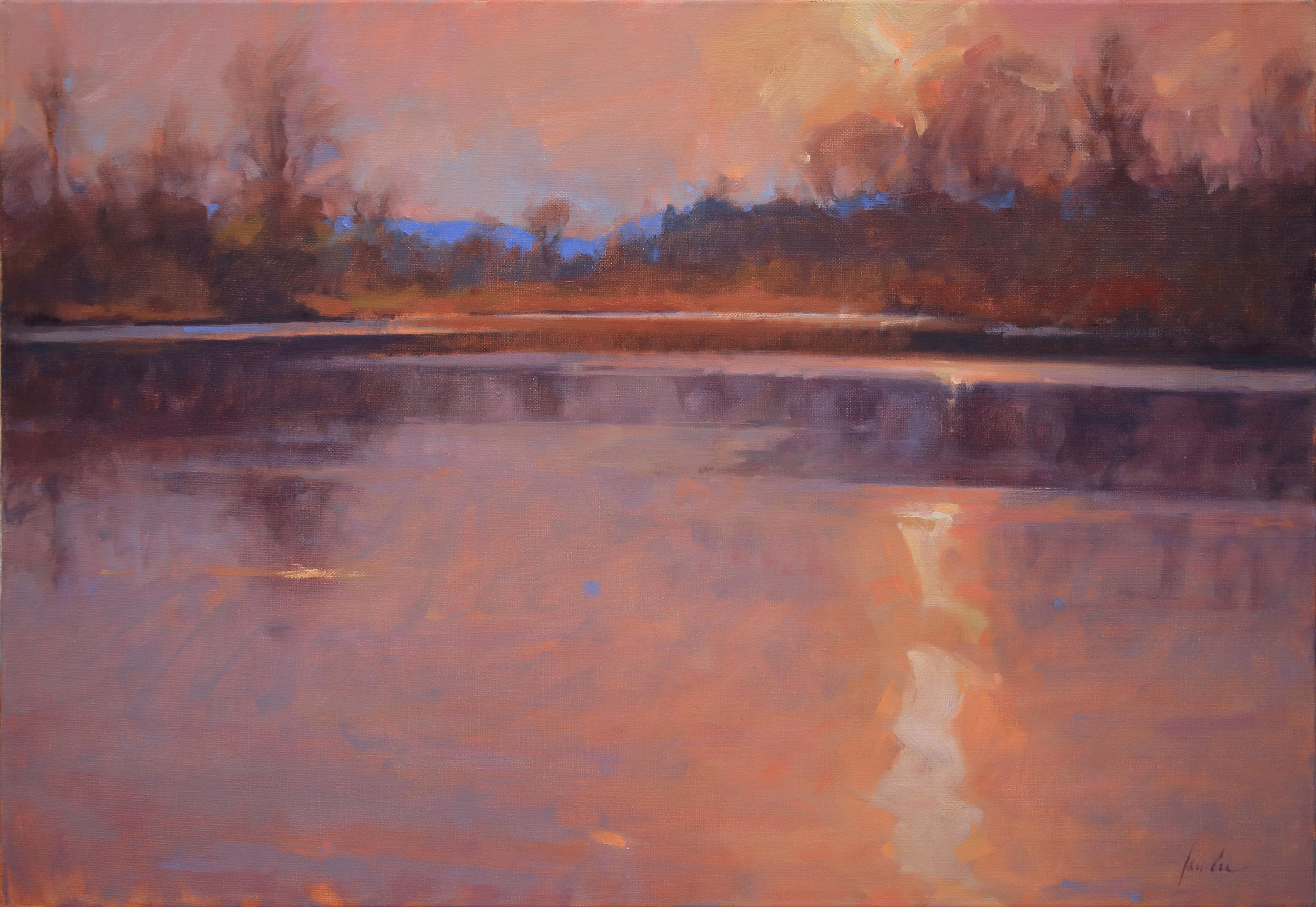 "Pond Light, Sun Dance" by James Coe