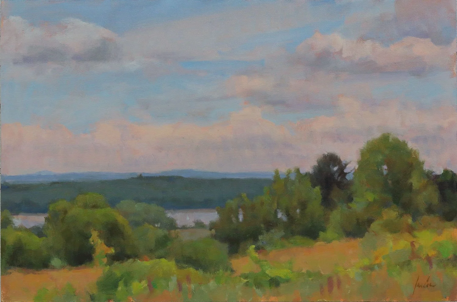 "View to the Hudson" by James Coe