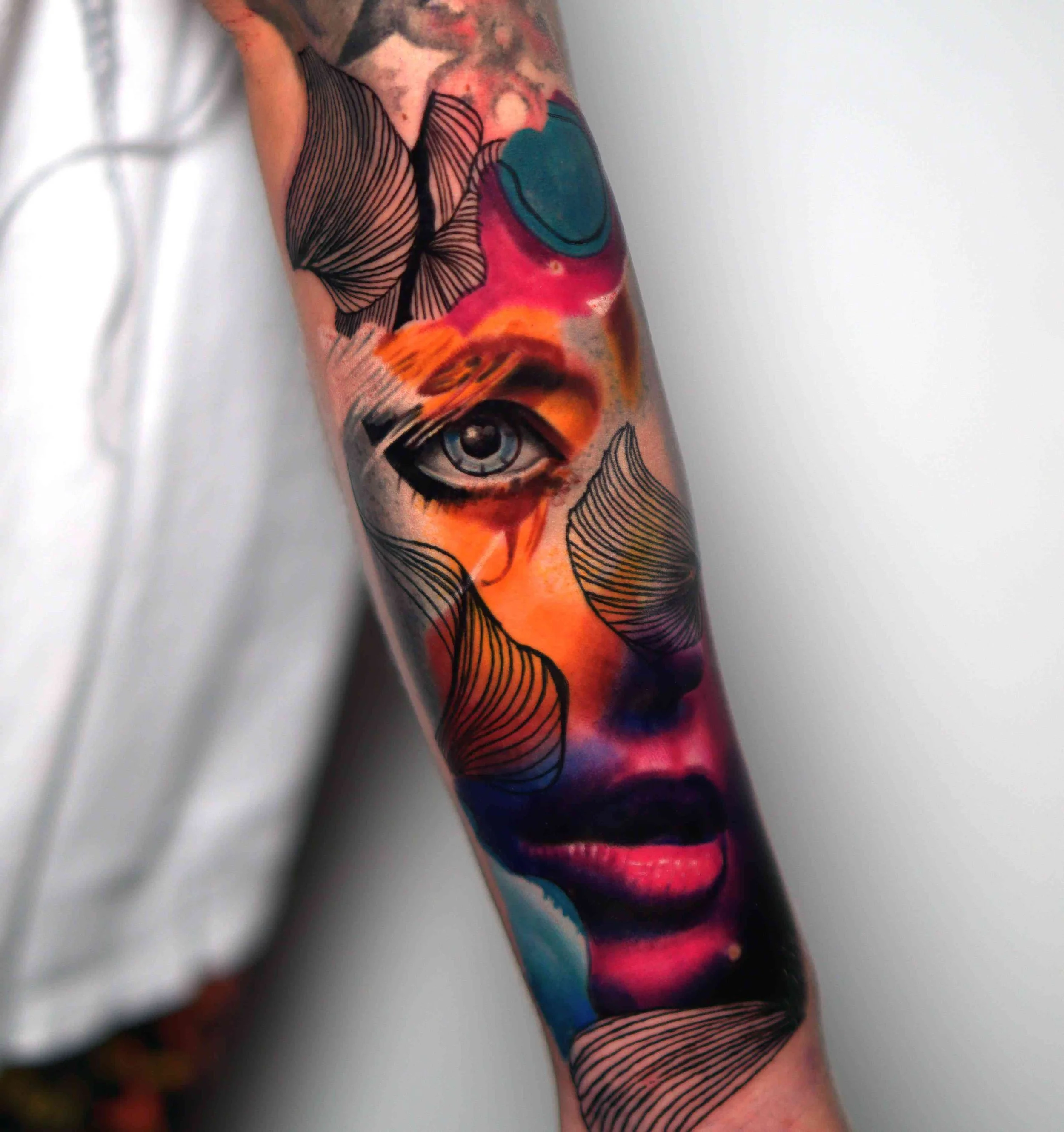 Abstraktná tvar , tetovanie , tattoo