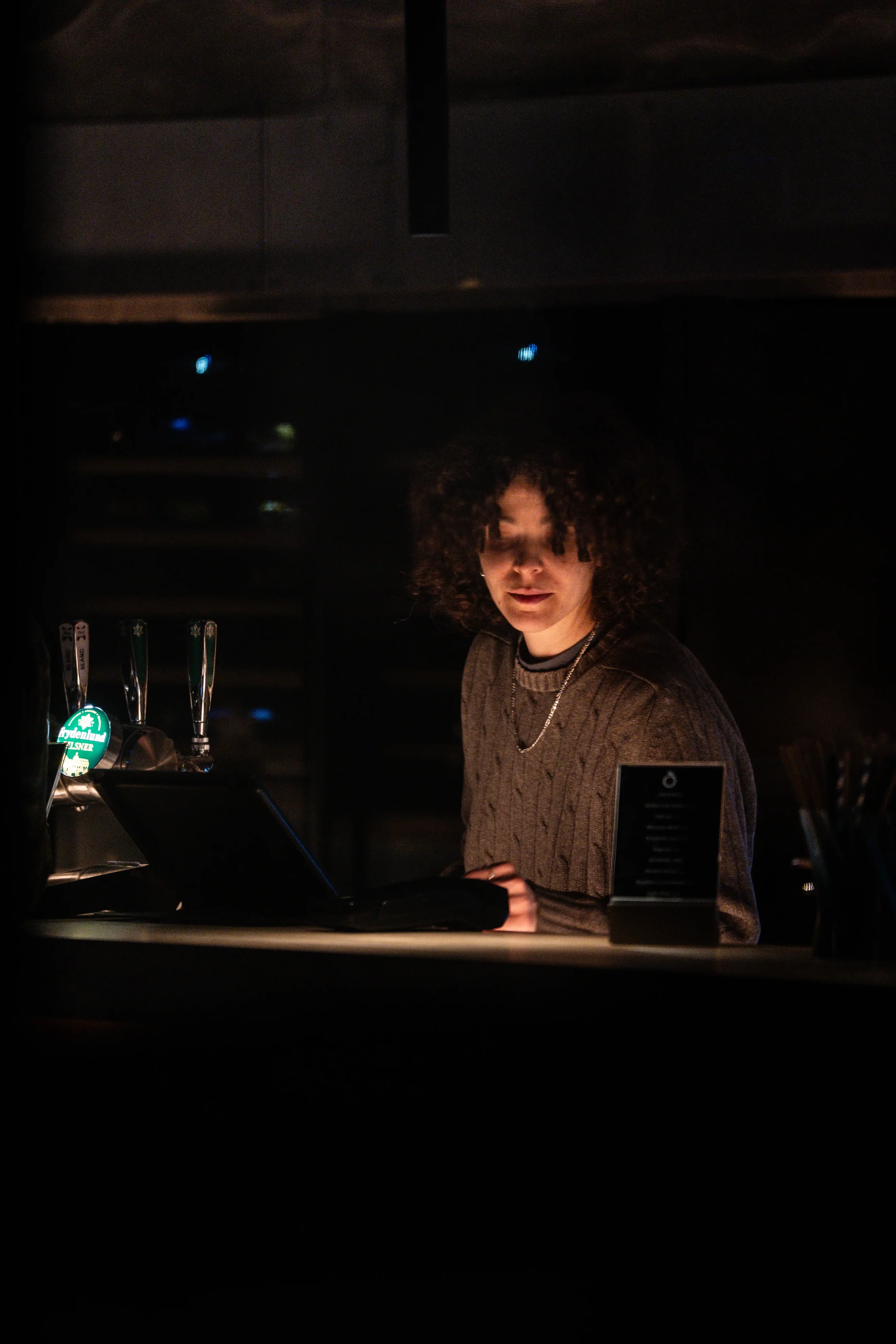 Bartender klar til servering