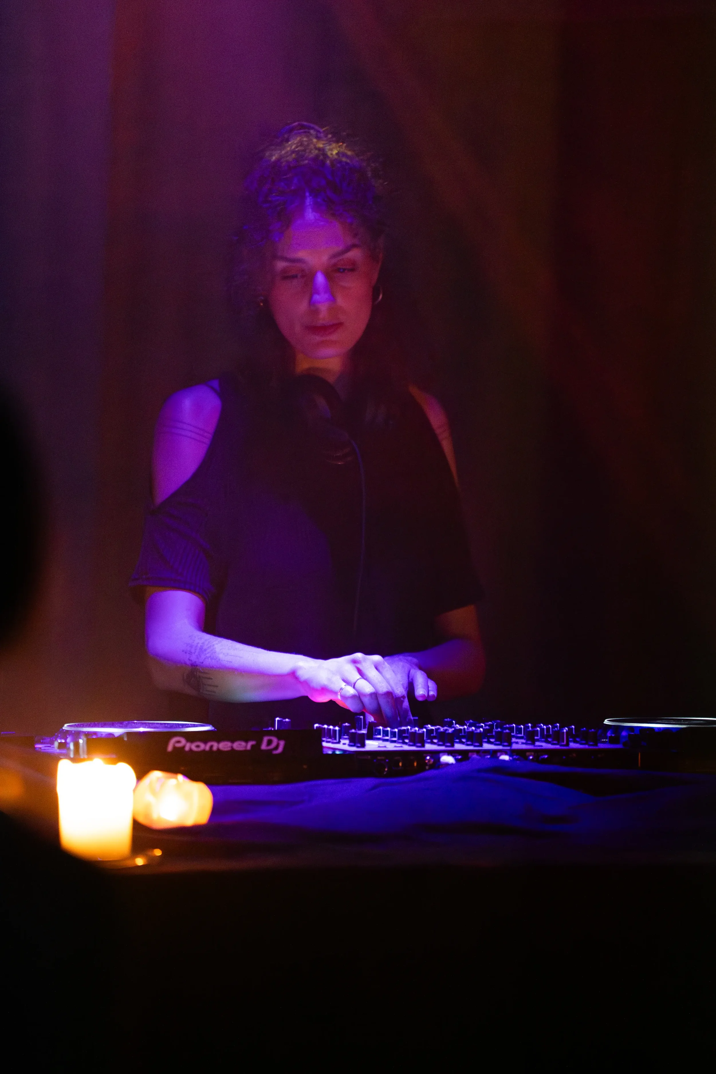 DJ bak Pioneer-setup