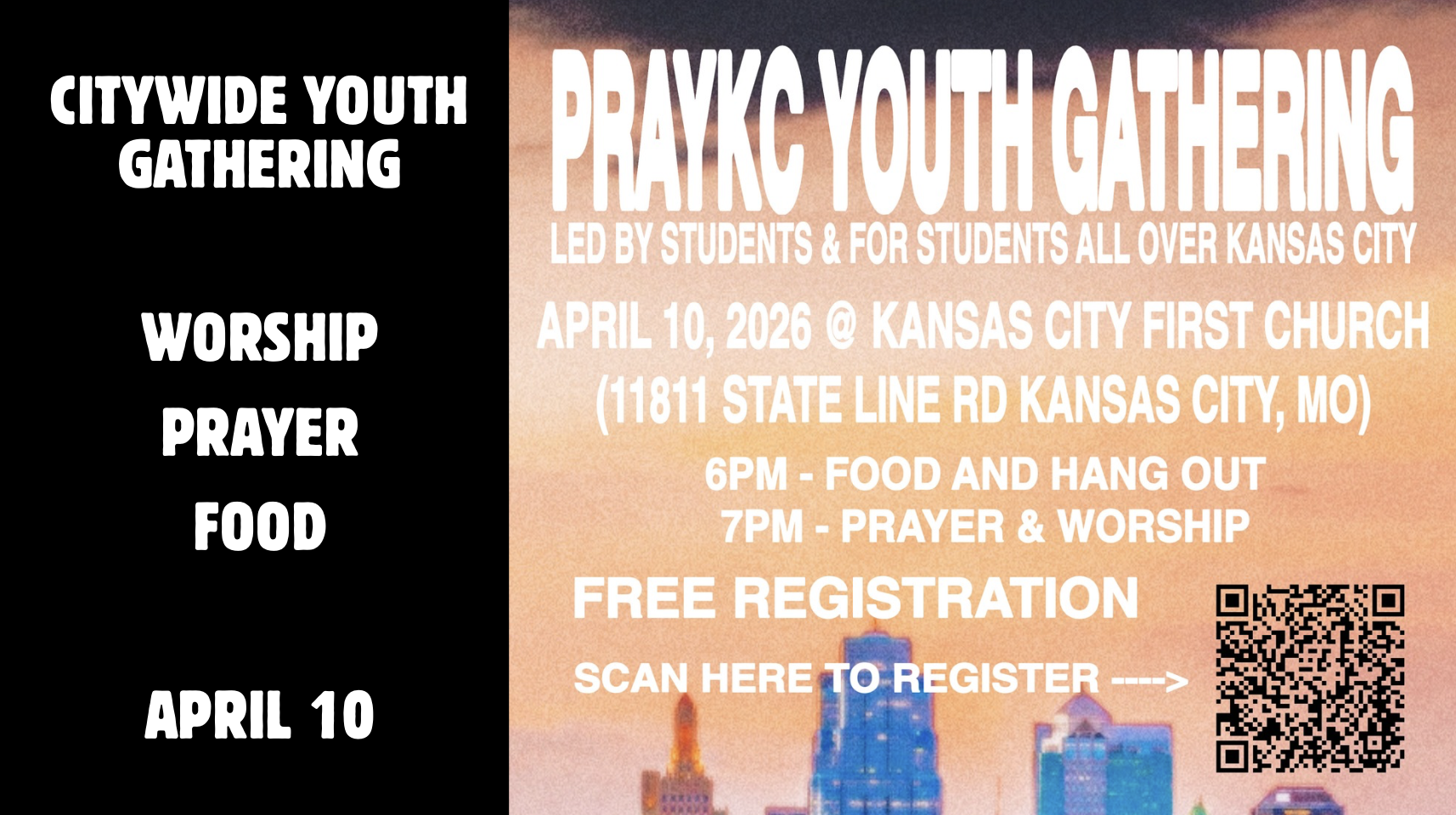 Citywide Youth Prayer Gathering