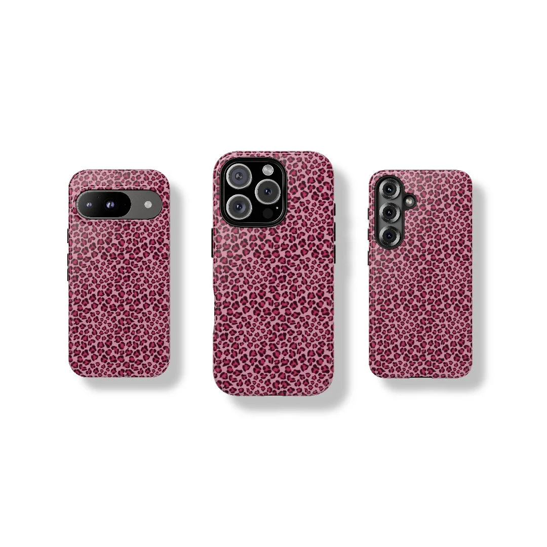 Girly Cheetah Print | Tough Phone Case