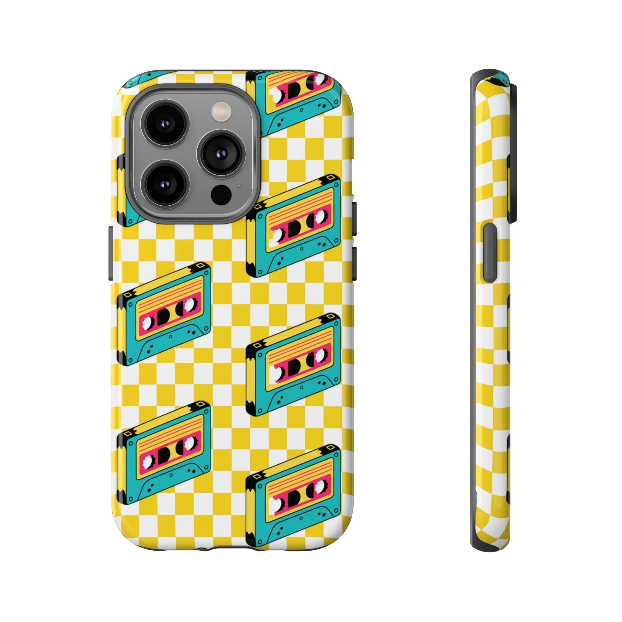 Retro Cassette Tape Phone Case - Tough and Stylish